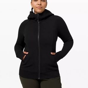 Lululemon light cotton fleece scuba black 14